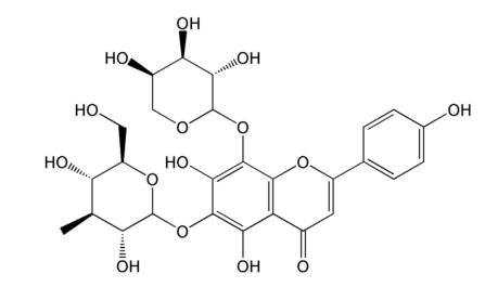 Cấu trúc của Schaftoside (C22H28O14)