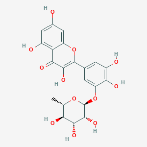Myricetin 3-O-rhamnoside (C21H20O12)