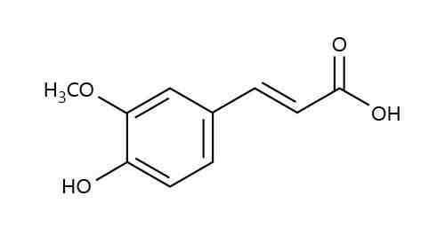 Axit ferulic ([E] -3- [4-hydroxy-3-metoxy-phenyl] axit prop-2-enoic)