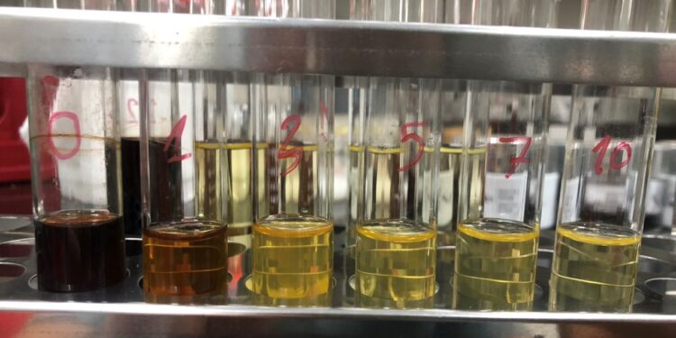 BÁO CÁO HPLC NƯỚC SÚC MIỆNG SAMAN SAU KHI KHỬ MÀU