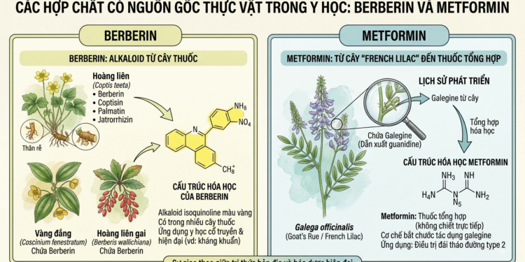 Berberin và Metformin từ cây thuốc đến chuyển hóa với tế bào gốc ung thư