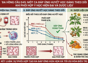 Đa hồng cầu D45: Một ca đáp ứng huyết học đáng theo dõi khi phối hợp y học hiện đại và dược liệu
